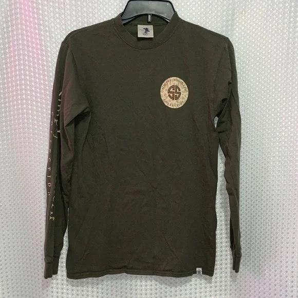 Simply Southern Small moss green “God is Within Her And She Will Not fall” - Picture 5 of 7